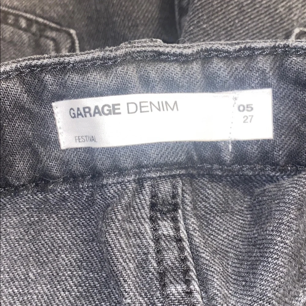 Garage Festival Black Denim Shorts size 27